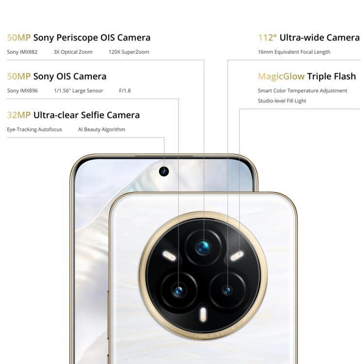 Realme 14 Pro+, 12GB+256GB, Screen Fingerprint Identification, 6.83 inch Realme UI 6.0 Snapdragon 7s Gen 3 Octa Core, NFC, Network: 5G, Realme 14 Pro+, 12GB+256GB, 12GB+256GB