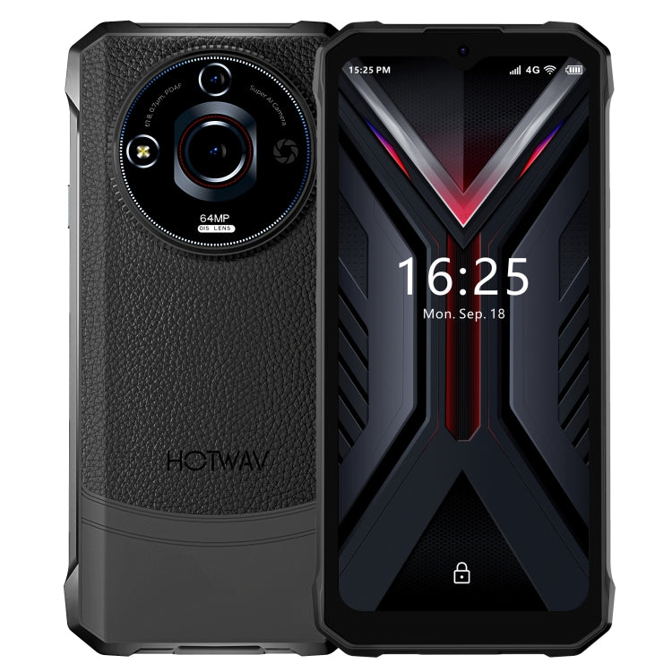 HOTWAV T7 Rugged Phone, 6GB+256GB, 6280mAh, 6.6 inch Android 13 MT8788 Octa Core, Network: 4G, OTG