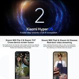 Xiaomi MIX Flip 2, 12GB+512GB, 6.86 inch + 4.01 inch Xiaomi HyperOS 2 Snapdragon 8 Elite Octa Core, NFC, Network: 5G