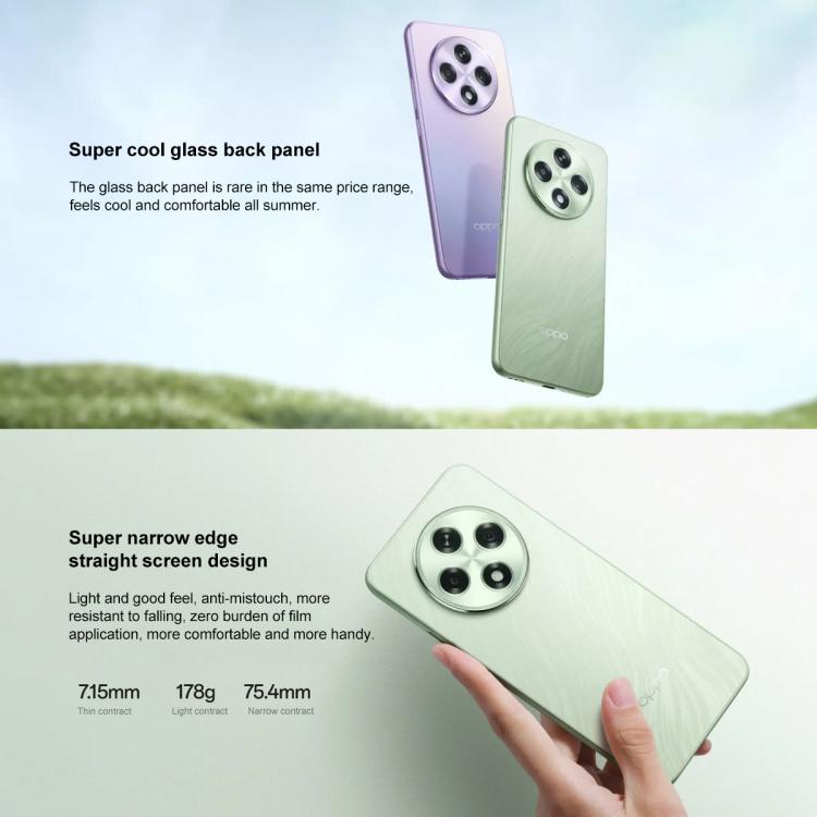 OPPO A3, 8GB+128GB, Screen Fingerprint,  6.7 inch ColorOS 14.0 Qualcomm Snapdragon 695 5G Octa Core, OTG, Network: 5G