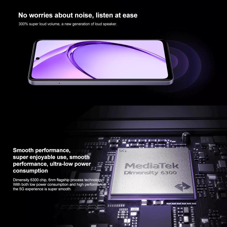 OPPO A3i 5G, 8GB+256GB, Side Fingerprint, 6.67 inch ColorOS 14.0 Dimensity 6300 Octa Core, Network: 5G