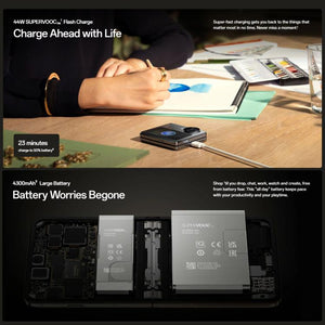 OPPO Find N3 Flip AI, 12GB+256GB, Face ID & Side Fingerprint Identification, 6.8 inch + 3.26 inch Screen ColorOS 13.2 Dimensity 9200 Octa Core, Network: 5G, 12GB+256GB