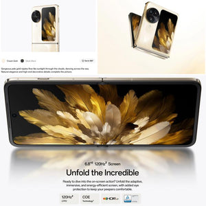 OPPO Find N3 Flip AI, 12GB+256GB, Face ID & Side Fingerprint Identification, 6.8 inch + 3.26 inch Screen ColorOS 13.2 Dimensity 9200 Octa Core, Network: 5G