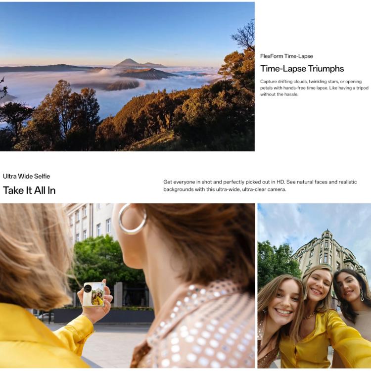 OPPO Find N3 Flip AI, 12GB+512GB, Face ID & Side Fingerprint Identification, 6.8 inch + 3.26 inch Screen ColorOS 13.2 Dimensity 9200 Octa Core, Network: 5G