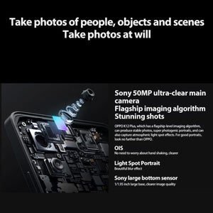 OPPO K12 Plus, 8GB+256GB, Screen Fingerprint, 6.7 inch ColorOS 14.0 Qualcomm Snapdragon 7 Gen 3 Octa Core, OTG, NFC, Network: 5G