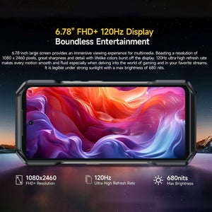 Ulefone Armor 27 Pro Rugged Phone, 12GB+256GB, Night Vision, 10600mAh, 6.78 inch Android 14 MediaTek Dimensity 6300 Octa Core, Network: 5G, NFC, Armor 27 Pro