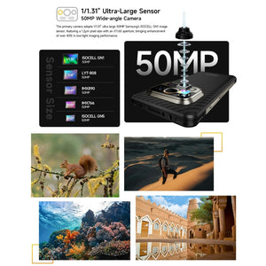 Ulefone Armor 25T Rugged Phone, 6GB+256GB, Thermal Imaging, 6.78 inch Android 14 MediaTek Helio G99 Octa Core, Network: 4G, NFC, OTG, Armor 25T