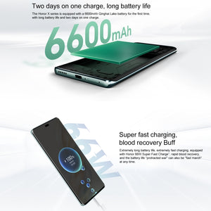 Honor X60 Pro, 8GB+256GB, Screen Fingerprint, 6.78 inch MagicOS 8.0 Snapdragon 6 Gen1 Octa Core, Network: 5G, OTG, Not Support Google Play, 8GB+256GB