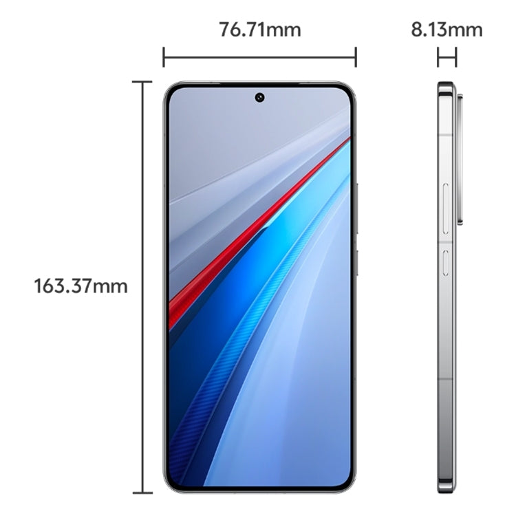 vivo iQOO 13, 16GB+512GB, Face ID / Screen Fingerprint Identification, 6.82 inch Android 15 OriginOS 5 Snapdragon 8 Elite Octa Core, OTG, NFC, Network: 5G, Support Google Play