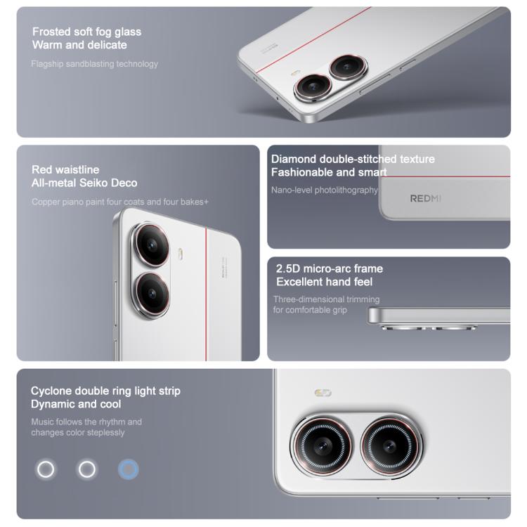 Xiaomi REDMI Turbo 4, 16GB+512GB, 6.67 inch Xiaomi HyperOS 2 Dimensity 8400-Ultra Octa Core 3.0GHz, NFC, Network: 5G, 16GB+512GB