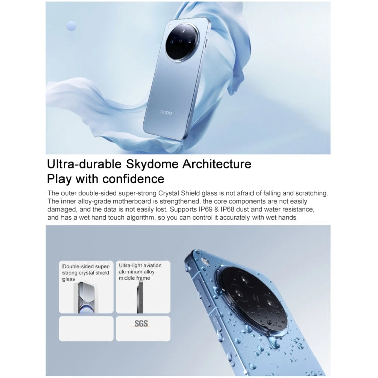 OPPO Find X8 AI Phone, 16GB+512GB, Screen Fingerprint, 6.59 inch ColorOS 15 Dimensity 9400 Octa Core up to 3.626GHz, NFC, OTG, Network: 5G