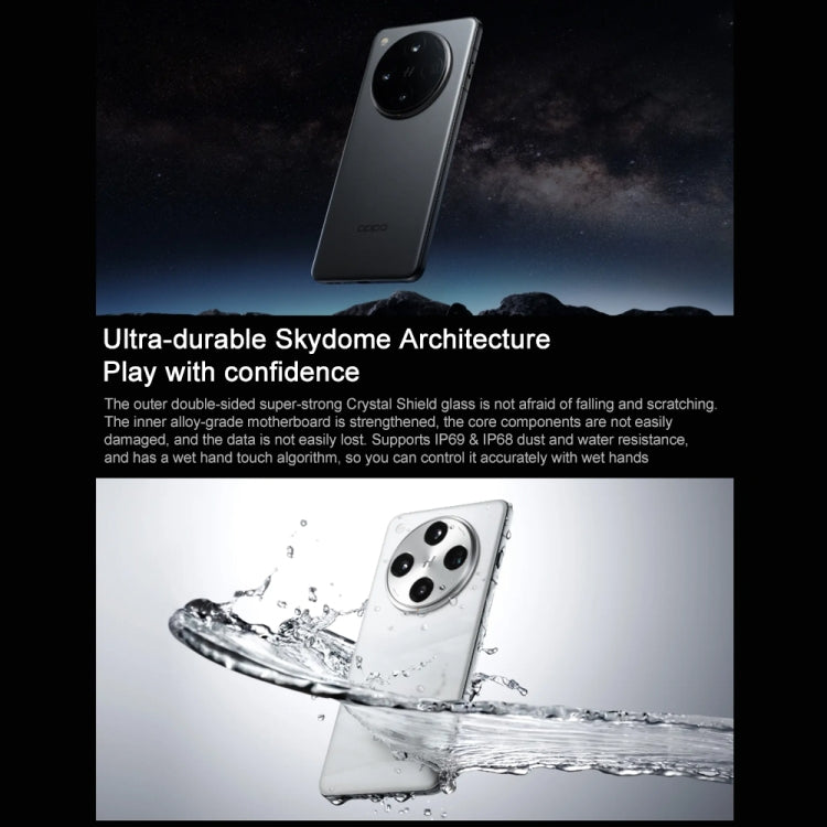 OPPO Find X8 Pro AI Phone, 16GB+1TB, Screen Fingerprint, 6.78 inch ColorOS 15 Dimensity 9400 Octa Core up to 3.626GHz, NFC, OTG, Network: 5G