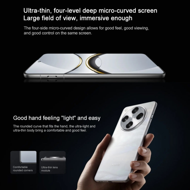 OPPO Find X8 Pro AI Phone  Satellite Communication Edition, 16GB+1TB, Screen Fingerprint, 6.78 inch ColorOS 15 Dimensity 9400 Octa Core up to 3.626GHz, NFC, OTG, Network: 5G