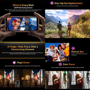 Blackview BL7000 Rugged Phone, 8GB+256GB, 6.78 inch Android 15 MediaTek Dimensity 6300 Octa Core, Network: 5G, NFC, OTG