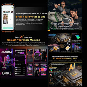 Blackview BL7000 Rugged Phone, 8GB+256GB, 6.78 inch Android 15 MediaTek Dimensity 6300 Octa Core, Network: 5G, NFC, OTG