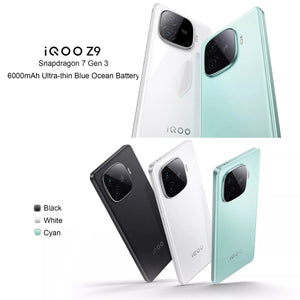 vivo iQOO Z9, Dual Back Cameras, 8GB+128GB, Face ID Screen Fingerprint Identification, 6.78 inch Android 14.0 OriginOS 4 Snapdragon 7 Gen 3 Octa Core 2.63GHz, OTG, NFC, Network: 5G, Support Google Play, vivo iQOO Z9, 8GB+128GB