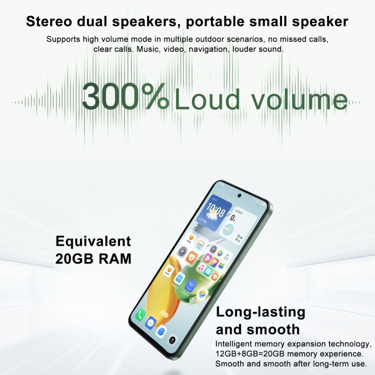 Honor Play 60 Plus 5G, 12GB+256GB, 6.77 inch MagicOS 8.0 Qualcomm Snapdragon 4 Octa Core up to 2.5GHz, Network: 5G, OTG, 12GB+256GB