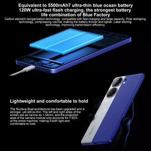 vivo iQOO Neo9S Pro+, 16GB+256GB, Face ID & Ultrasonic 3D Fingerprint Identification, 6.78 inch Android 14 OriginOS 4 Snapdragon 8 Gen 3 Octa Core 2.63GHz, OTG, NFC, Network: 5G, Support Google Play, 16GB+256GB