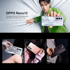 OPPO Reno12 AI Phone, 12GB+512GB, Screen Fingerprint, 6.7 inch ColorOS 14.1 Dimensity 8250 Octa Core up to 3.1GHz, NFC, OTG, Network: 5G, 12GB+512GB