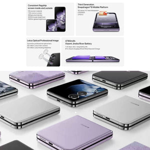 Xiaomi MIX Flip, 12GB+512GB, 6.86 inch + 4.01 inch Xiaomi HyperOS Snapdragon 8 Gen 3 Octa Core 4nm up to 3.3GHz, NFC, Network: 5G