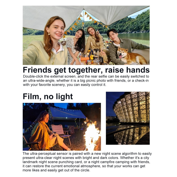 Dual Back Cameras, Side Fingerprint Identification, 6.9 inch + 1.04 inch HarmonyOS 3.0 Snapdragon 778G Octa Core up to 2.42GHz, Network: 4G, OTG, NFC, Not Support Google Play, 128GB Mint Green, 128GB Obsidian Black, 128GB Silver, 128GB Pink