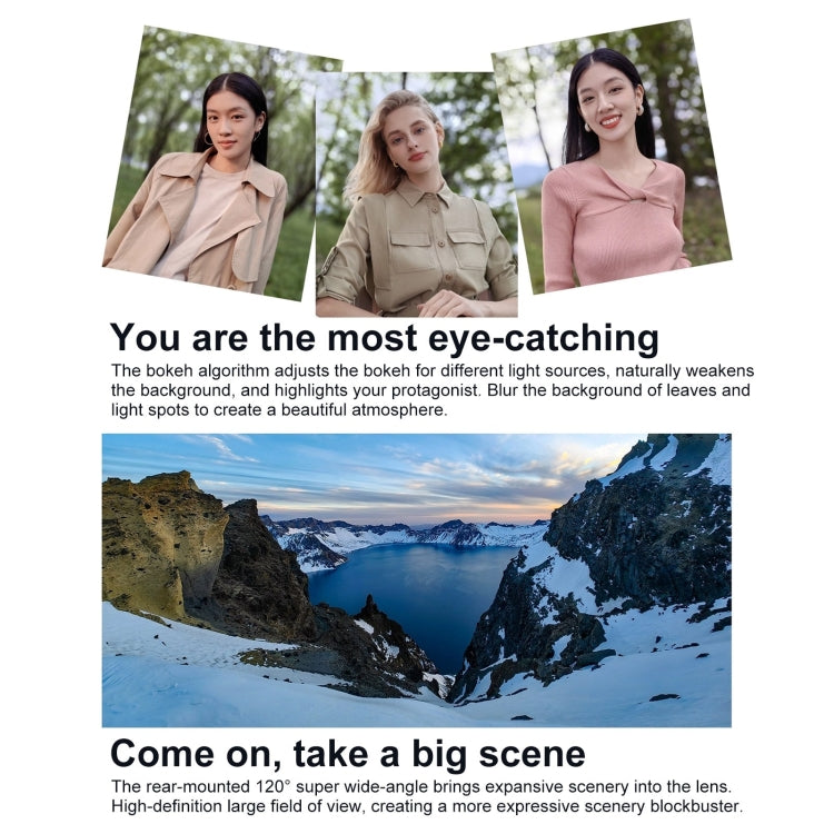 Dual Back Cameras, Side Fingerprint Identification, 6.9 inch + 1.04 inch HarmonyOS 3.0 Snapdragon 778G Octa Core up to 2.42GHz, Network: 4G, OTG, NFC, Not Support Google Play, 128GB Mint Green, 128GB Obsidian Black, 128GB Silver, 128GB Pink