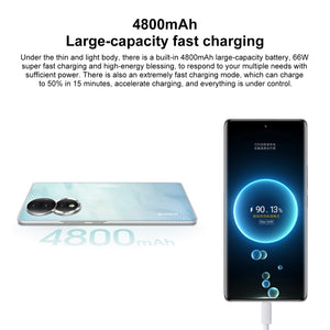 Triple Back Cameras, Screen Fingerprint Identification, 6.67 inch Magic UI 7.0 Qualcomm Snapdragon 782G Octa Core up to  2.7GHz, Network: 5G, OTG, NFC, Not Support Google Play, Honor 80 5G, 8GB+256GB