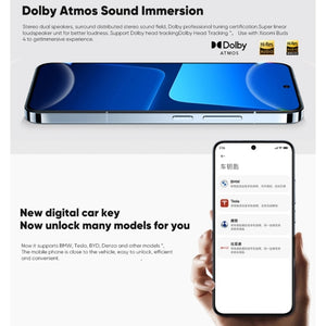 Triple Back Cameras, 6.36 inch In-screen Fingerprint Identification MIUI 14 Qualcomm Snapdragon 8 Gen 2 Octa Core up to 3.2GHz, Network: 5G, NFC, Wireless Charging Function, Xiaomi 13 12GB+512GB