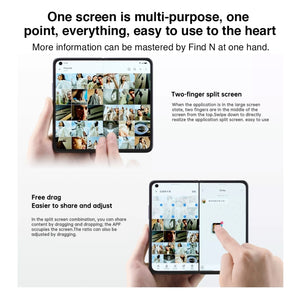 Triple Rear Cameras, Face ID & Side Fingerprint Identification, 7.1 inch + 5.49 inch Screen, ColorOS 12 Qualcomm Snapdragon 888 Octa Core up to 2.84Ghz, Support Google Play