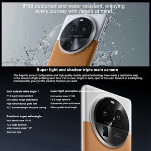 Triple Rear Cameras, 6.82 inch ColorOS 13.1 Qualcomm Snapdragon 8 Gen 2 Octa Core up to 3.187GHz, Network: 5G, Support Google Play