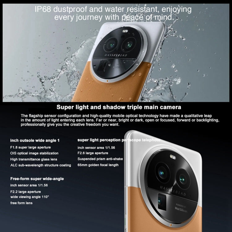 Triple Rear Cameras, 6.82 inch ColorOS 13.1 Qualcomm Snapdragon 8 Gen 2 Octa Core up to 3.187GHz, Network: 5G, Support Google Play