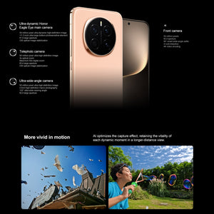 Honor Magic7, 12GB+256GB, Screen Fingerprint, 6.78 inch MagicOS 9.0 / Android 15 Snapdragon 8 Elite 3nm Octa Core, Network: 5G, NFC, OTG, Not Support Google Play, 12GB+256GB