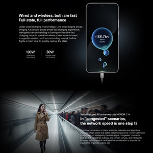 Honor Magic7, 12GB+512GB, Screen Fingerprint, 6.78 inch MagicOS 9.0 / Android 15 Snapdragon 8 Elite 3nm Octa Core, Network: 5G, NFC, OTG, Not Support Google Play, 12GB+512GB