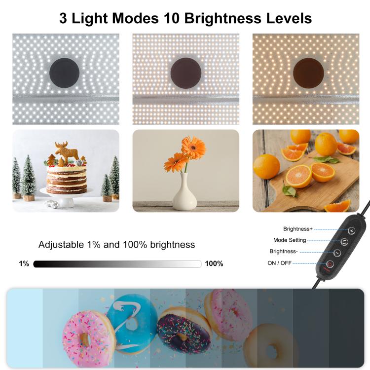 PULUZ Photo Studio Light Box Portable 60 x 40cm Cuboid Photography Studio Tent Kit with 6 Color Backdrops, 60 x 40cm (UK), 60 x 40cm (EU), 60 x 40cm (AU), 60 x 40cm (US)