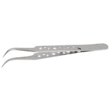 High-Hardness Anti-Magnetic Anti-Acid Steel Curved Tweezers, Curved Head