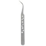High-Hardness Anti-Magnetic Anti-Acid Steel Curved Tweezers, Curved Head