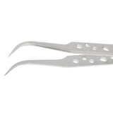 High-Hardness Anti-Magnetic Anti-Acid Steel Curved Tweezers, Curved Head