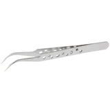 High-Hardness Anti-Magnetic Anti-Acid Steel Curved Tweezers, Curved Head
