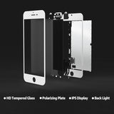 LCD Screen with Frame for iPhone 5, 3 in 1 for i5 Black