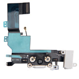 Original Version Tail Connector Charger Flex Cable + Headphone Audio Jack Ribbon Flex Cable for iPhone 5S, For iPhone 5S