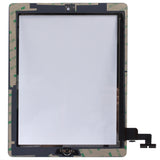 Touch Panel (Controller Button + Home Key Button PCB Membrane Flex Cable + Touch Panel Installation Adhesive) for iPad 2 / A1395 / A1396 / A1397 , For iPad 2+Adhesive, For iPad 2 + Adhesive