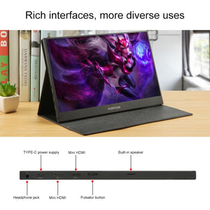HSD-1330X 13.3 inch 1080P HD Gaming Portable Narrow Side Display