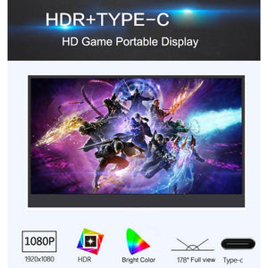 HSD-1330X 13.3 inch 1080P HD Gaming Portable Narrow Side Display