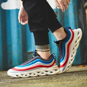 High quality Running Shoes Fashion Anti-skid  Shock-absorption Breathable Sports Shoes