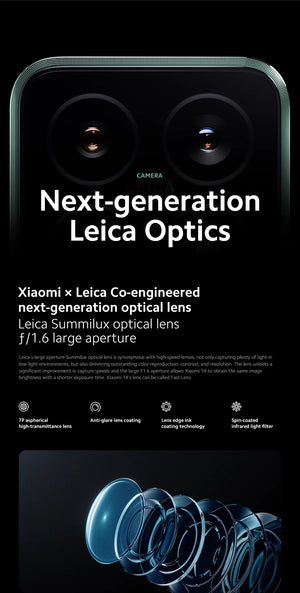 New Xiaomi 14 Smartphone Global Version 12GB RAM 256GB / 512GB ROM Snapdragon 8 Gen 3 6.36