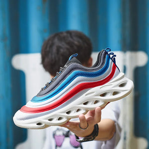 High quality Running Shoes Fashion Anti-skid  Shock-absorption Breathable Sports Shoes