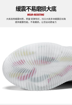 Korean low-top men's casual shoes popcorn mesh sports running shoes