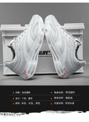 Korean low-top men's casual shoes popcorn mesh sports running shoes