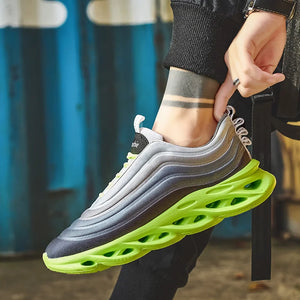 High quality Running Shoes Fashion Anti-skid  Shock-absorption Breathable Sports Shoes