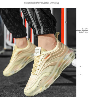Korean low-top men's casual shoes popcorn mesh sports running shoes